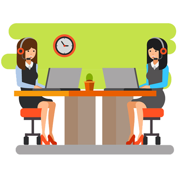 a group of women sitting at a table with laptops